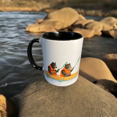 Tasse Ours en Kayak
