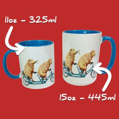 Tasse Moutons à Vélo