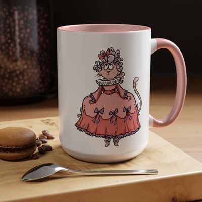 Tasse chat stylé - Marie "Antoinette"