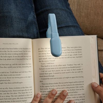 Lampe de lecture rechargeable bleue