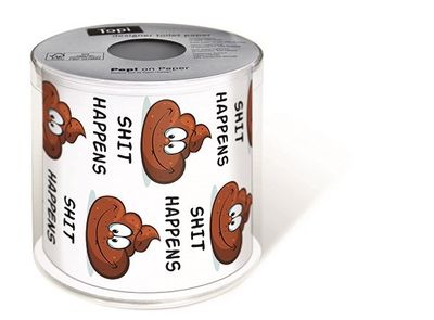 Papier toilette &quot;Shit Happens&quot;