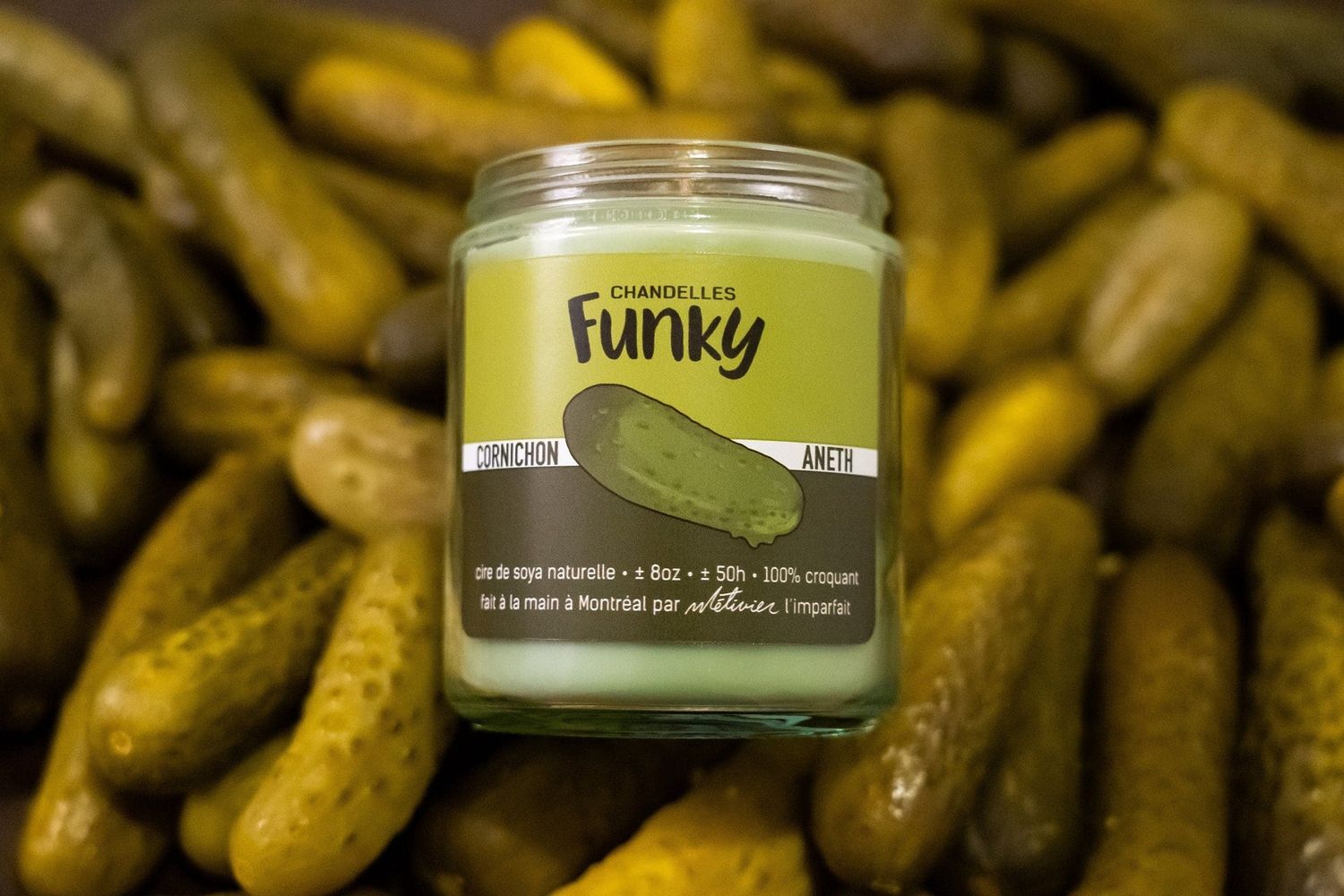 Chandelles Funky, Variant: CORNICHON 8OZ
