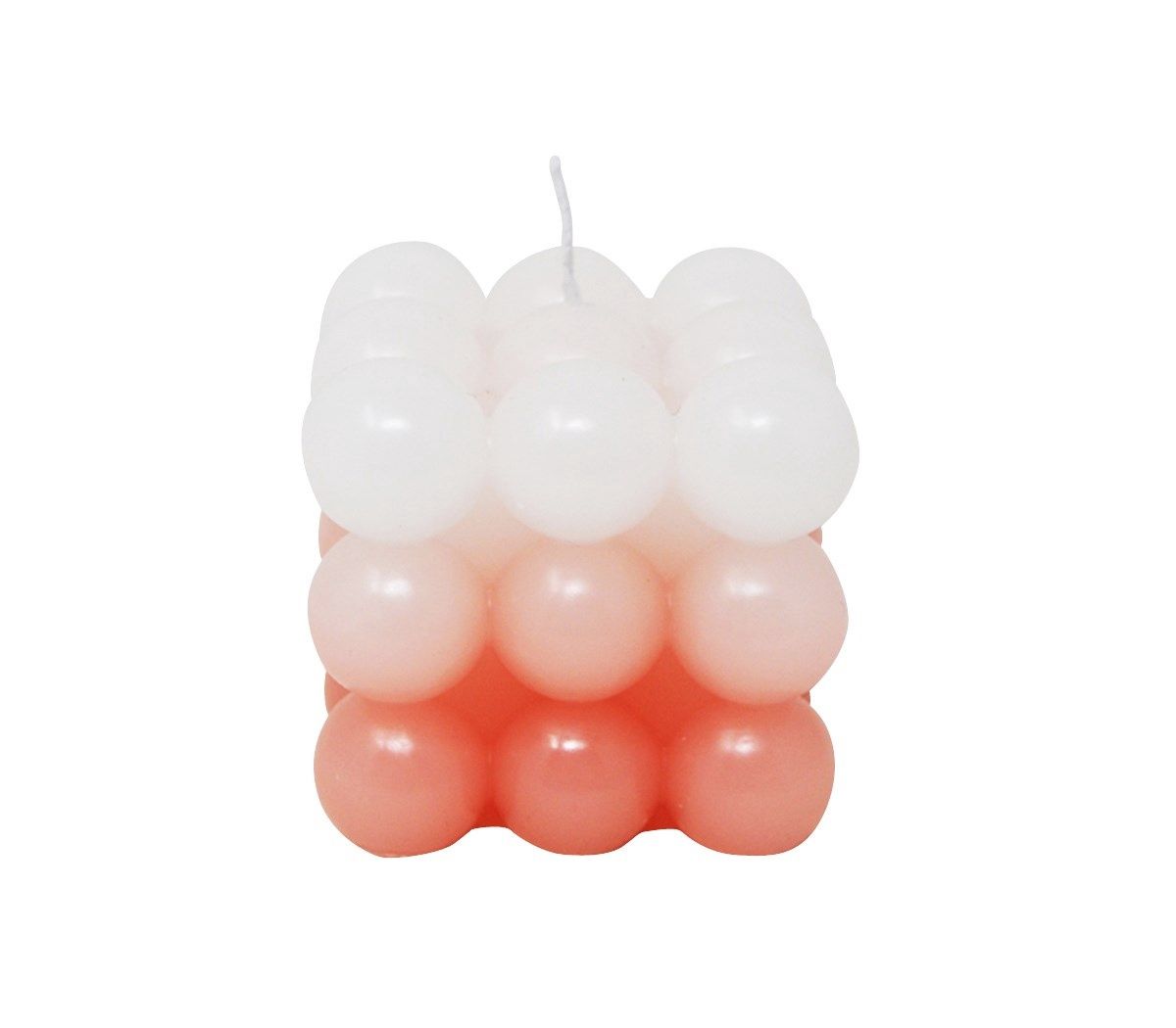 Chandelle bulles dégradées roses