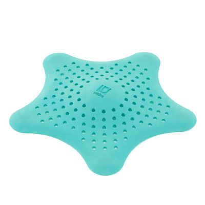 STARFISH - Attrape cheveux en silicone bleu surf