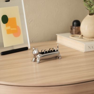 Porte-anneau Ali Chat Chrome