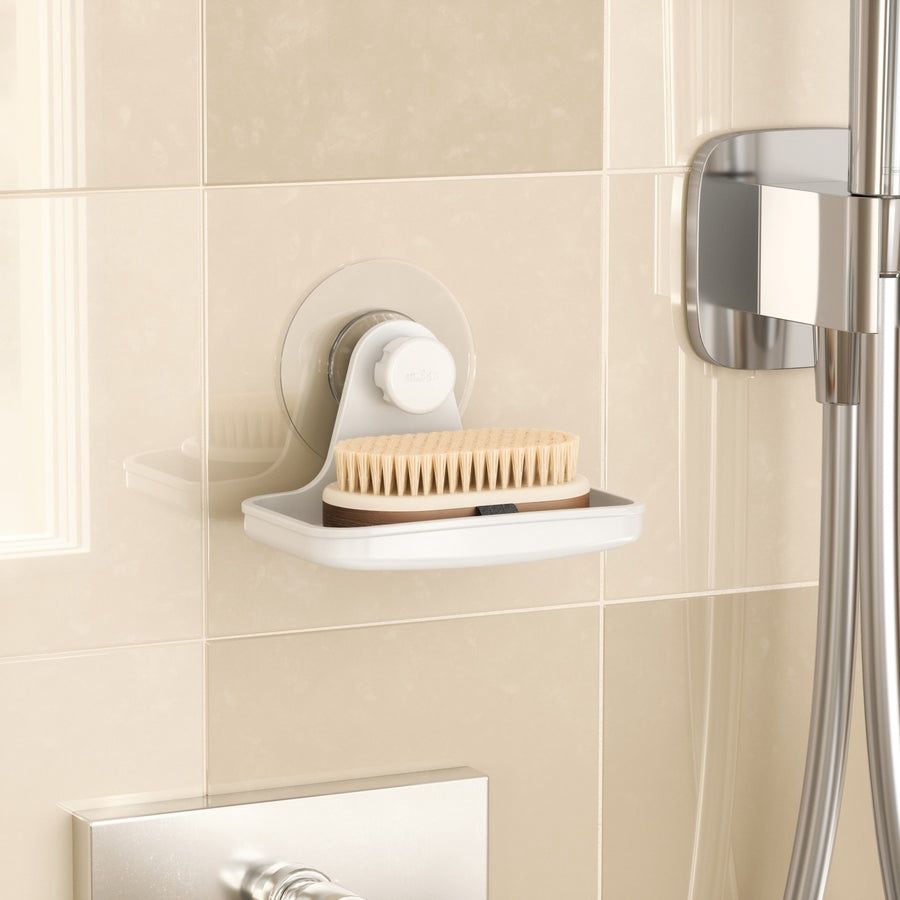 Porte-savon adhésif Flex Blanc