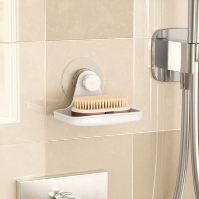 Porte-savon adhésif Flex Blanc
