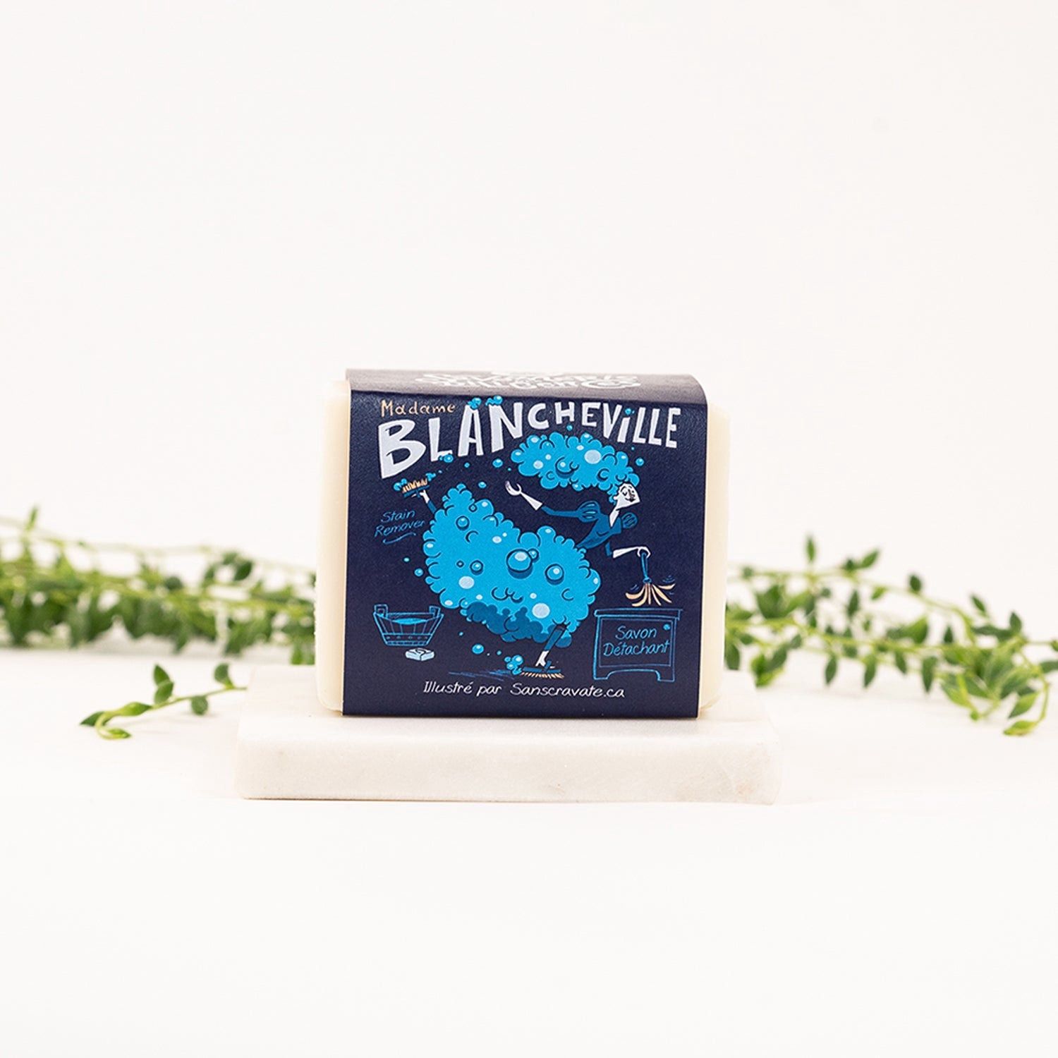 Savon Mme Blancheville - détachant à l&#39;huile de coco (200 g)