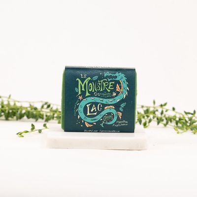 Savon Le Monstre du lac Orford - menthe fraîcheur 100 g