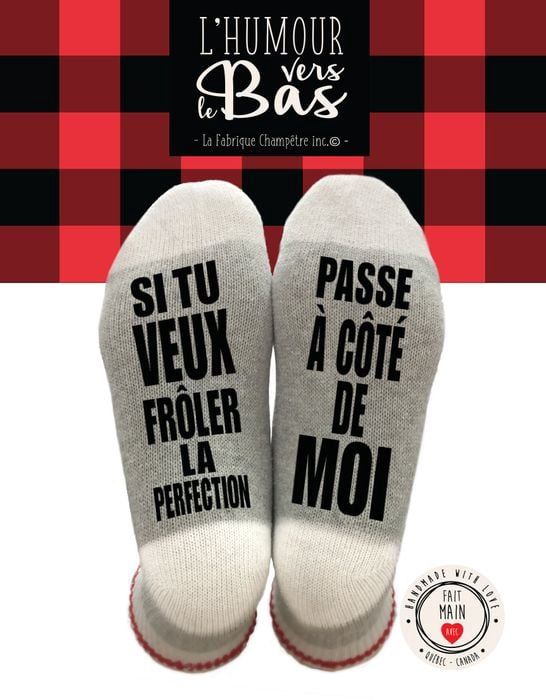 Bas de laine &#39;&#39;Si tu veux frôler la perfection&#39;&#39;