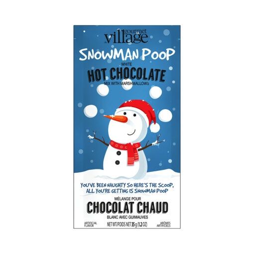 Chocolat chaud Snowman poop
