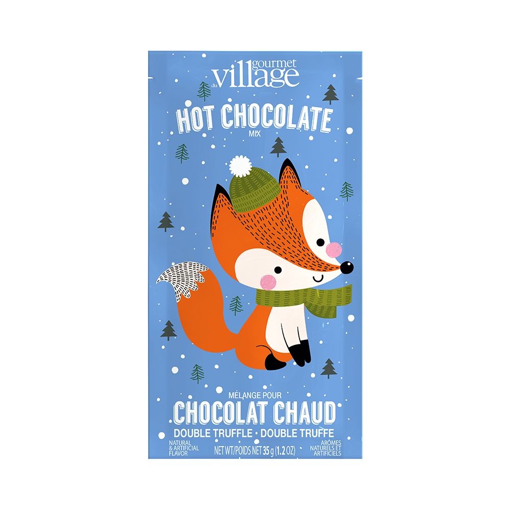 Chocolat chaud renard hivernal