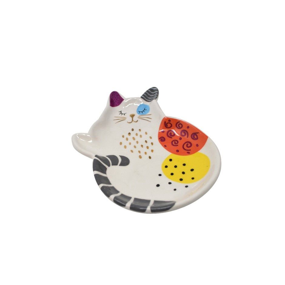 Assiette chat pour bijoux 752-053