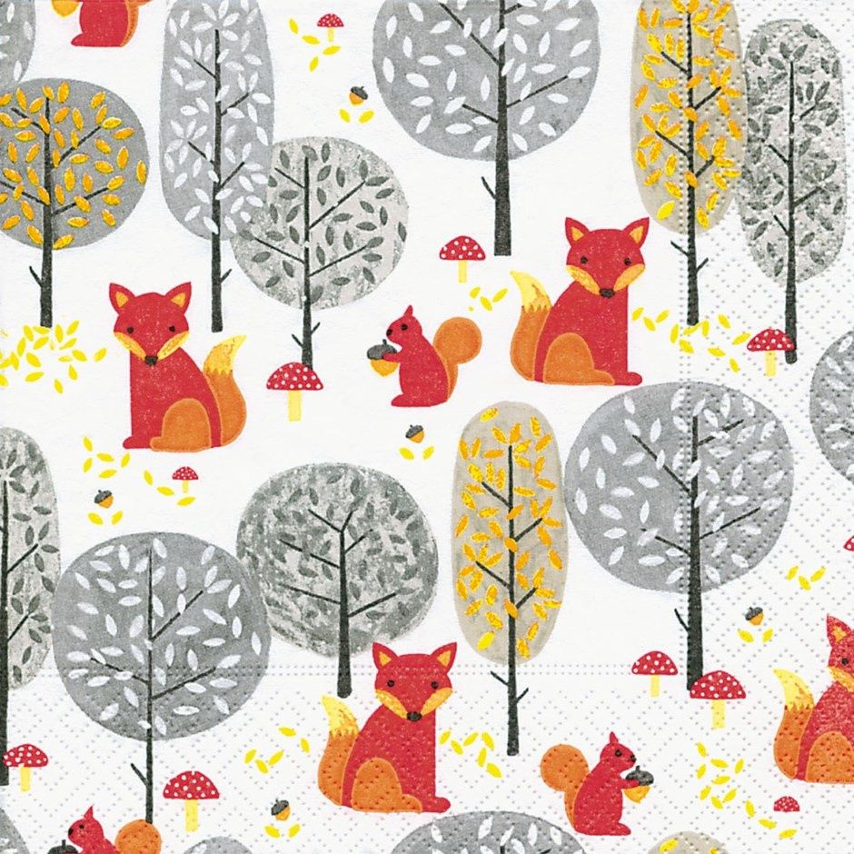 Napkin MUSHROOM PICKERS P1640