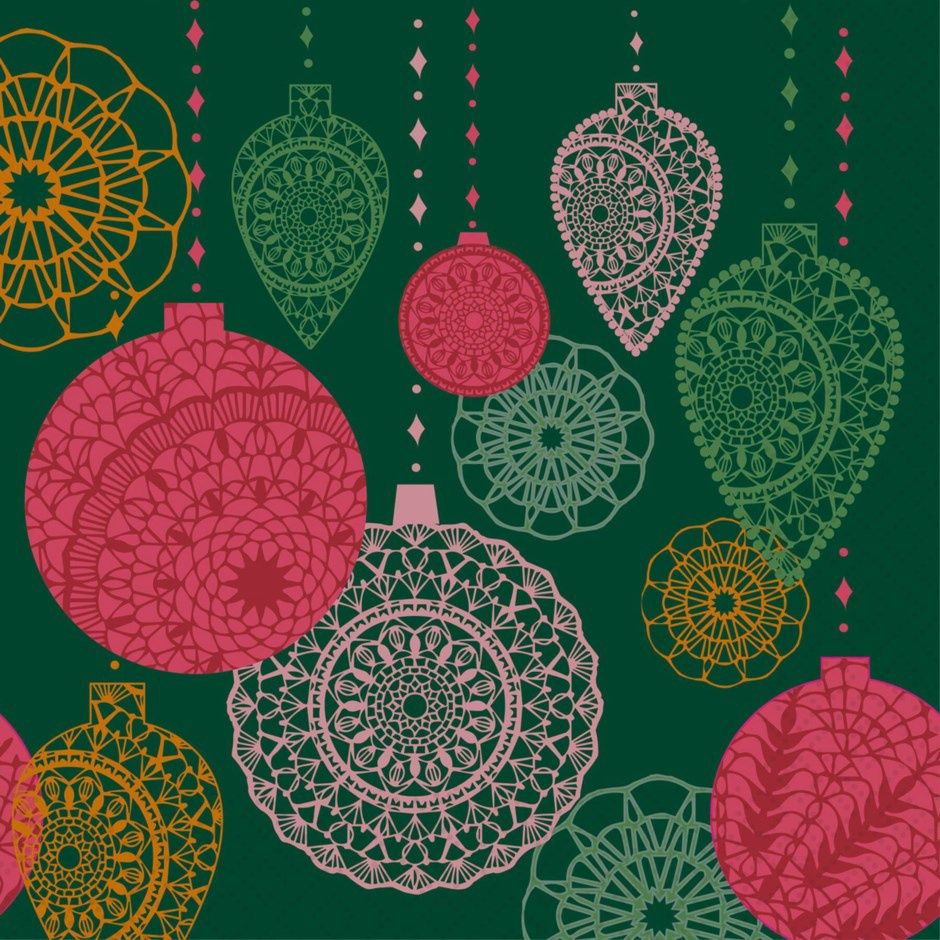 Napkin OPULENT BAUBLES P210842