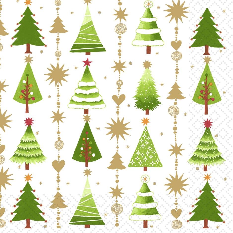 Napkin FINE LITTLE TREES P600103