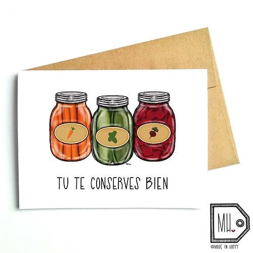 Carte CONSERVES BA24