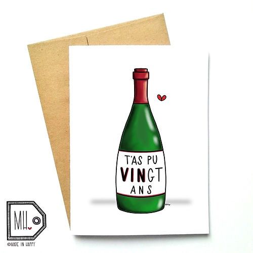 Carte VINGT ANS BA26