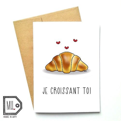 Carte JE CROISSANT EN TOI