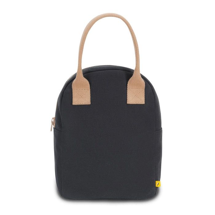 Sac à lunch à glissière Noir doux