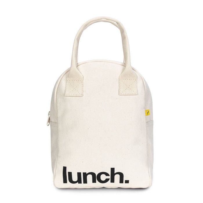 Sac à lunch à glissière Naturel