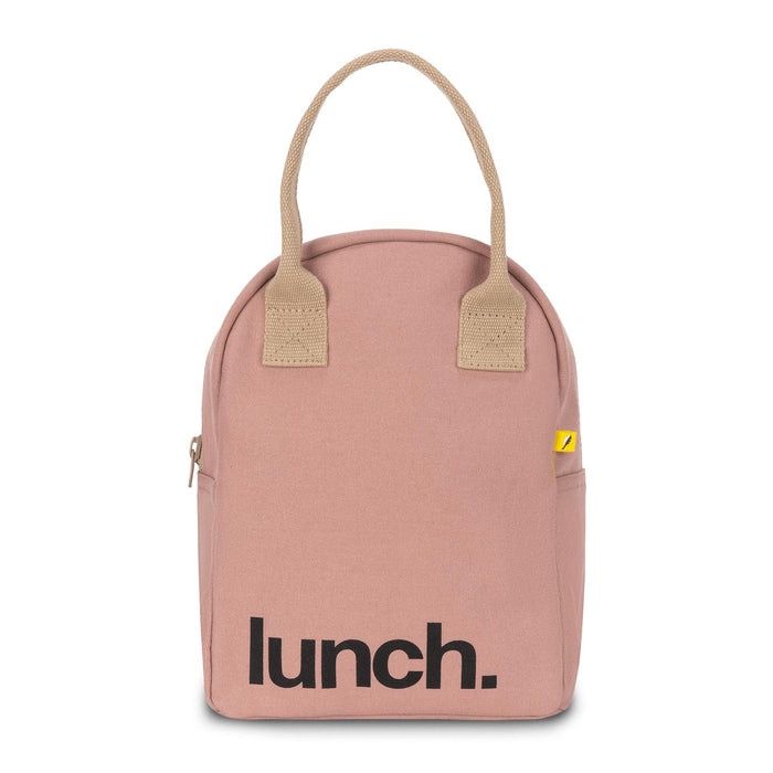 Sac à lunch à glissière Rose vintage