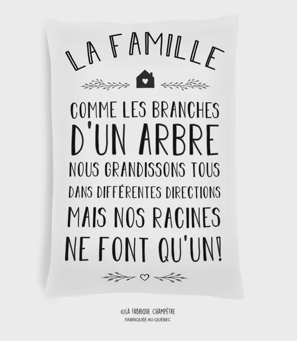 Coussin LA FAMILLE