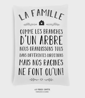 Coussin LA FAMILLE