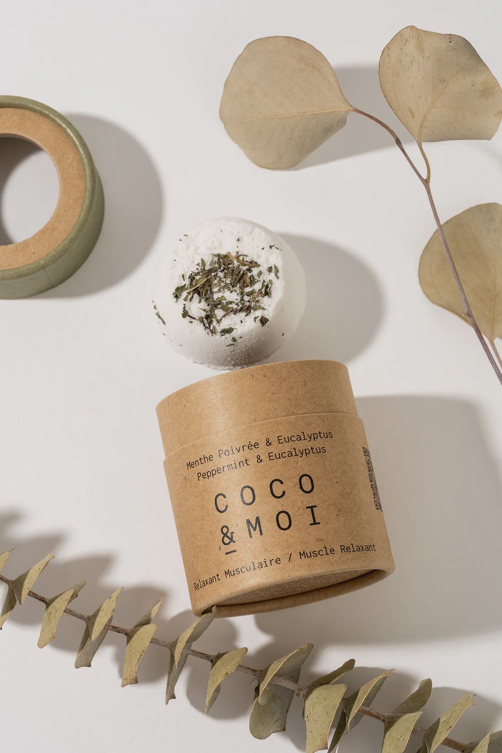 Bombe de Bain Menthe Poivrée &amp; Eucalyptus