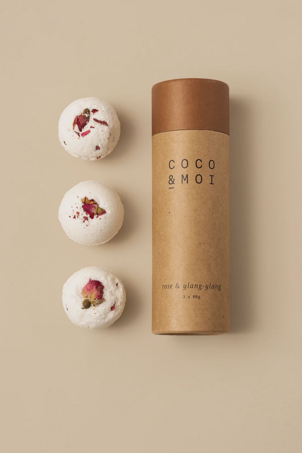 Bombes de bain Rose &amp; Ylang Ylang (3)