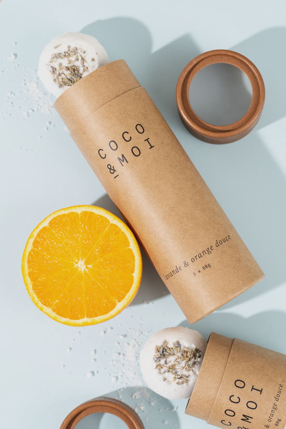 Bombes de bain Lavande et orange (3)