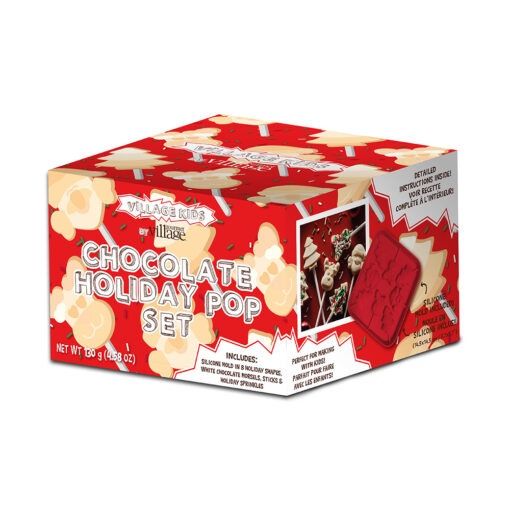 Coffret de sucettes glacées au chocolat pour les fêtes