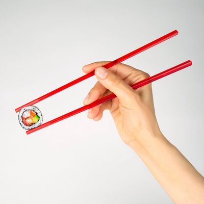 Ensemble baguettes arc-en-ciel
