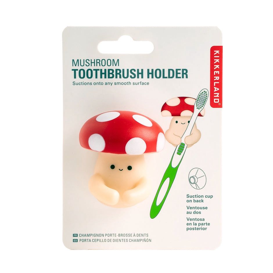 Porte brosse a dents champignon