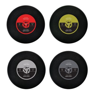 Sous-verres vinyl