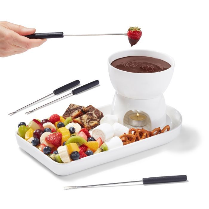 Ensemble fondue chocolat