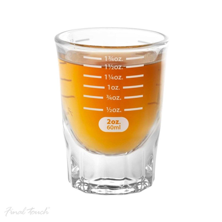 Verre à shooter avec mesure