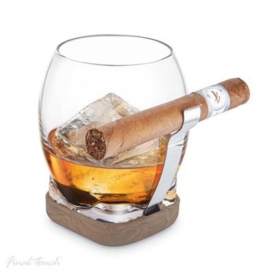 Verre whisky et cigare