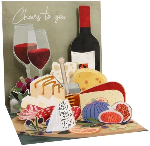 Carte 3D Charcuterie et vin