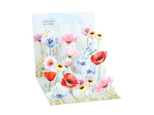 Carte 3D Fleurs des champs