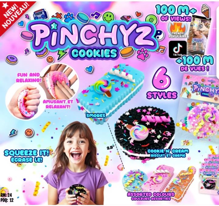 JOUET SENSORIEL PINCHYZ BISCUIT