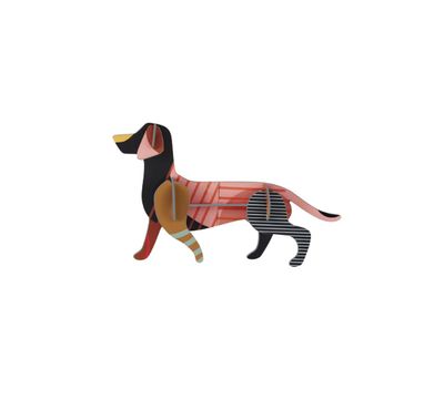 Chien Dashhund - Décoration 3D