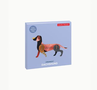 Chien Dashhund - Décoration 3D