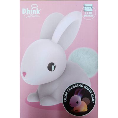 Veilleuse Lapin rose