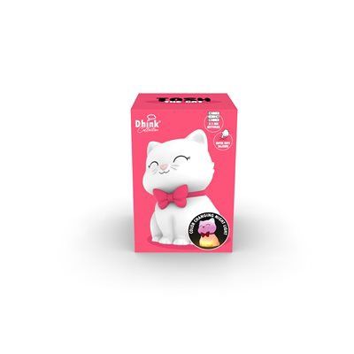 Veilleuse chat noeud papillon