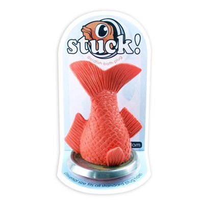 Bouchon baignoire poisson rouge