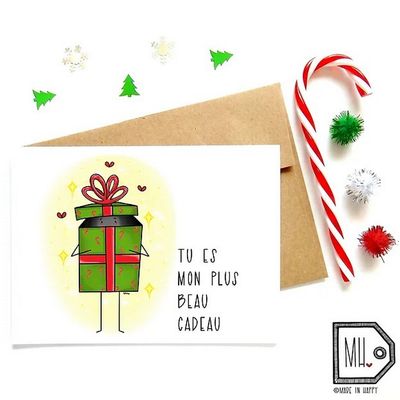 Carte TU ES MON PLUS BEAU CADEAU