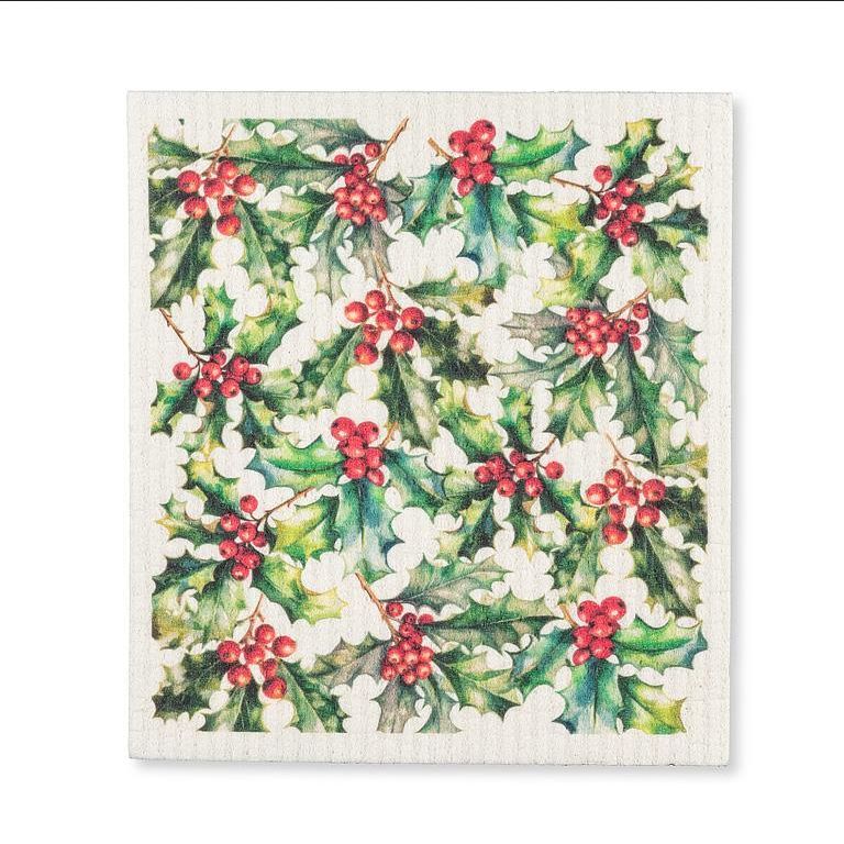 Linge vaisselle Houx et baies