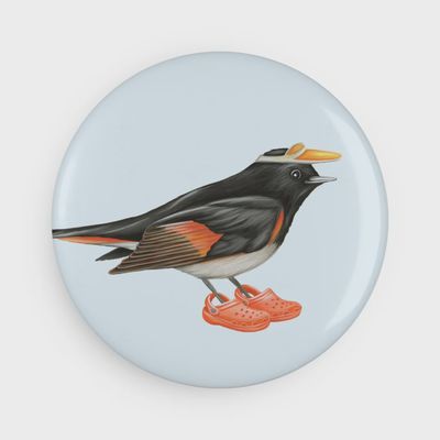 Grand aimant oiseaux à la mode