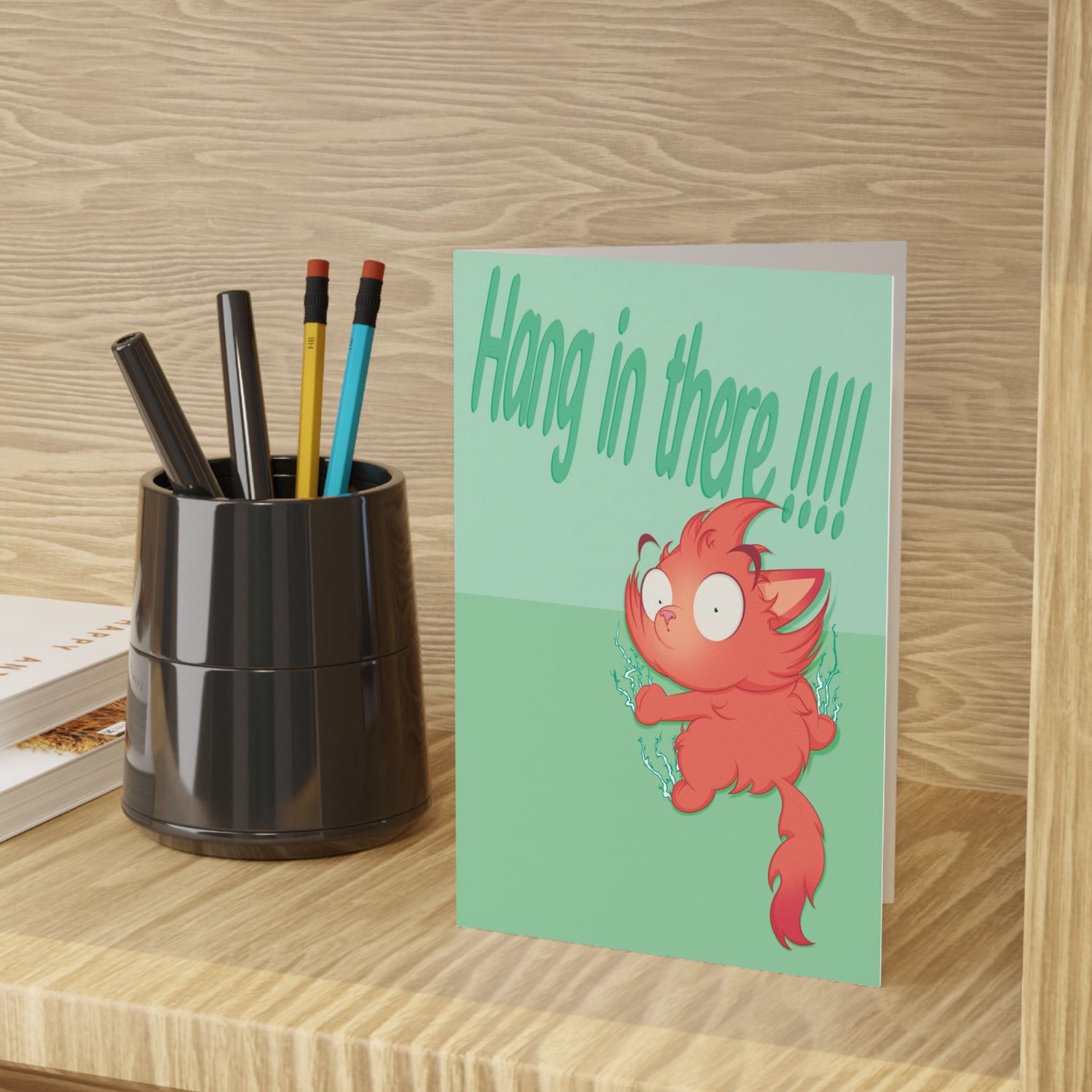 Srirachat Lâche pas - Carte de souhaits, LANGUAGE: ENGLISH